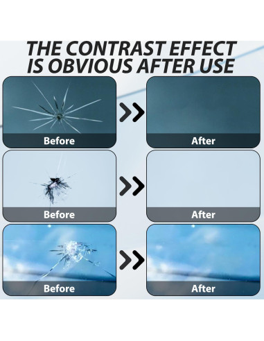 Kit de Reparación de Grietas en Parabrisas Yicengy 2PCS