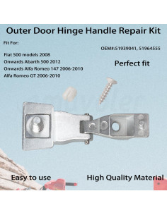 Kit de Reparación de Manija de Bisagra de Puerta Amavoler 2