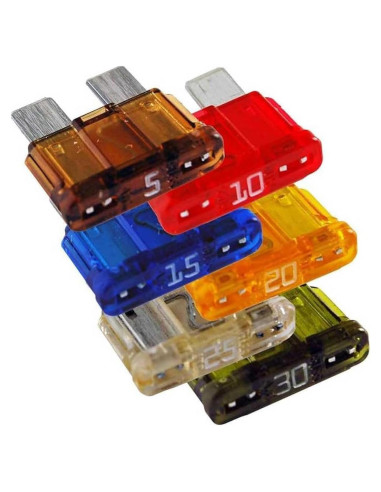 Kit de Fusibles ATC Blue Sea Systems 5287 - 6 Piezas 5A a 30A