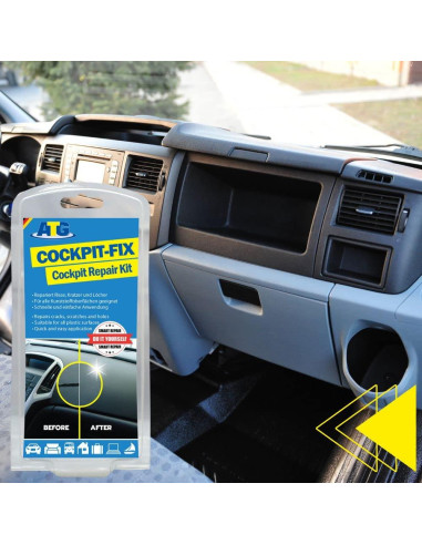 Kit de Reparación de Tablero de Auto ATG - Vinilo y Cuero