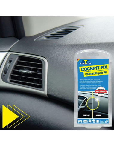 Kit de Reparación de Tablero de Auto ATG - Vinilo y Cuero