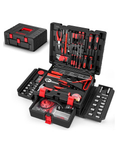 Kit de Herramientas Automotriz Sundpey 132 Piezas - Reparación y Mantenimiento