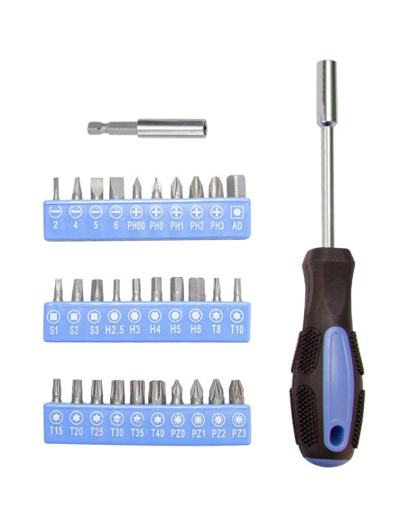 Kit de Herramientas Manuales CARTMAN 126 Piezas con Estuche Azul