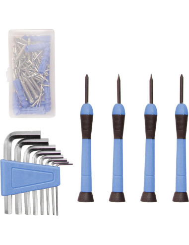 Kit de Herramientas Manuales CARTMAN 126 Piezas con Estuche Azul