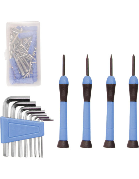 Kit de Herramientas Manuales CARTMAN 126 Piezas con Estuche Azul