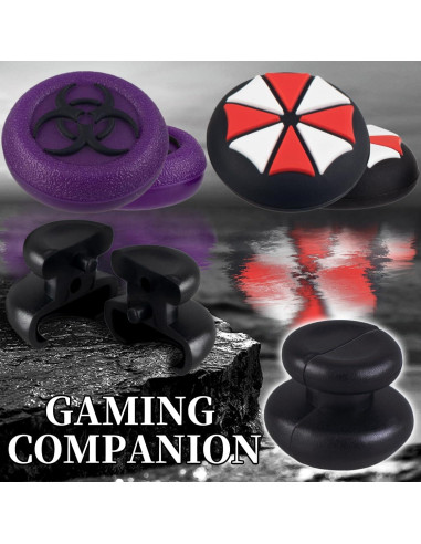 Extensor de Thumbstick PlayRealm x2 y Grip de Pulgar x4 para Xbox