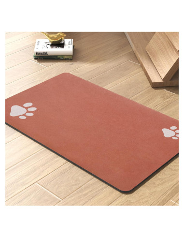 Alfombrilla Absorbente para Mascotas Padoor 40.64x60.96cm Naranja