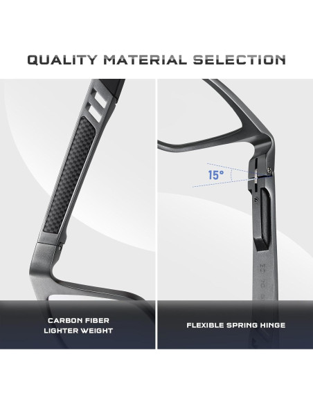 Gafas de luz azul bloqueadoras metálicas A01 gris 2590