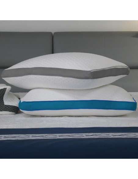 Almohada Ajustable CHxxy Reina Gris Oscuro Espuma de Memoria