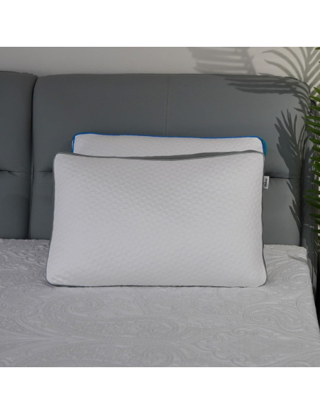 Almohada Ajustable CHxxy Reina Gris Oscuro Espuma de Memoria