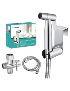 Bidet Pulverizador de Mano BARROCK con Manguera Ajustable Cromo