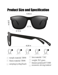 Gafas Inteligentes Bluetooth Delhi Tornado con Lentes Polarizados 2