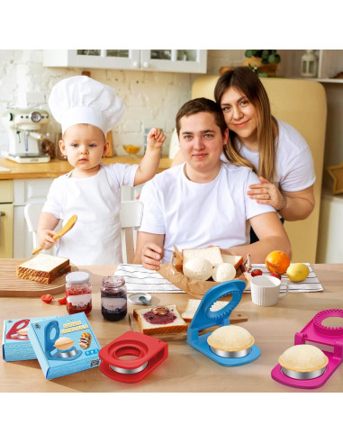 Cortador y Sellador de Sándwich GLSY Rojo - Sin Corteza, 16.6x12.2 cm