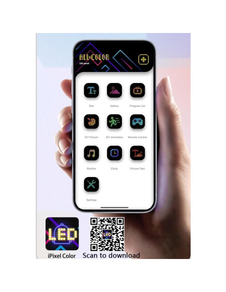 Ojos LED del Diablo YOUBISON 2PCS 58x13 cm Multicolor