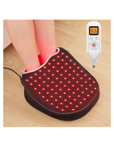 JOBYNA Dispositivo de Luz Infrarroja y Roja para Pies 850nm 660nm