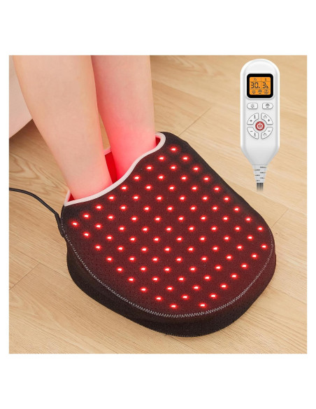 JOBYNA Dispositivo de Luz Infrarroja y Roja para Pies 850nm 660nm