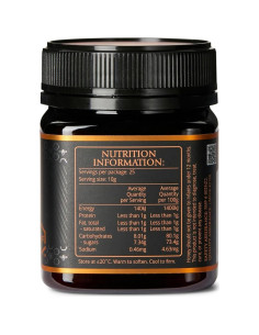Miel Mnuka Cruda BeeNZ UMF 10+ 250g - Pura y Natural 2