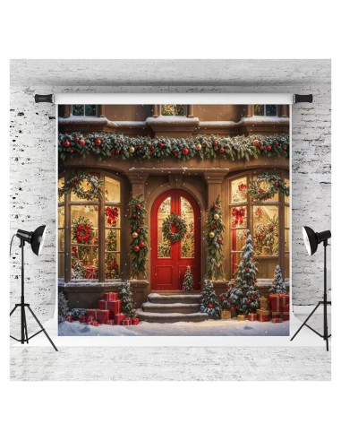 Fondo de Foto Kate 2m x 2m Microfibra Festivo Invierno