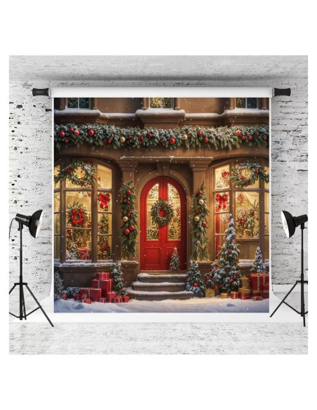 Fondo de Foto Kate 2m x 2m Microfibra Festivo Invierno