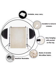 Fondo de Foto Kate 2m x 2m Microfibra Festivo Invierno 2