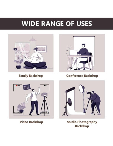 Fondo de Foto Kate 2m x 2m Microfibra Festivo Invierno