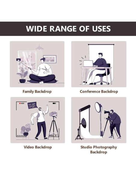 Fondo de Foto Kate 2m x 2m Microfibra Festivo Invierno