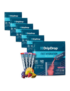 Paquete de Hidratación DripDrop - 192 Palitos Sabor Variado