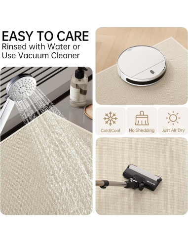 Alfombra de Baño Mecko Avena 50.8x81.3cm Antideslizante