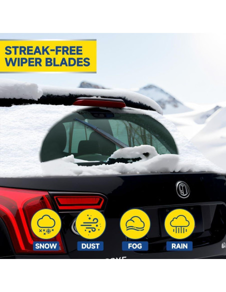 Juego de 3 Limpiaparabrisas VEIGEIR para Honda CRV 1997-2001