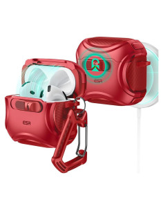 Funda ESR para AirPods 4 Generación 2024 USB-C Rojo
