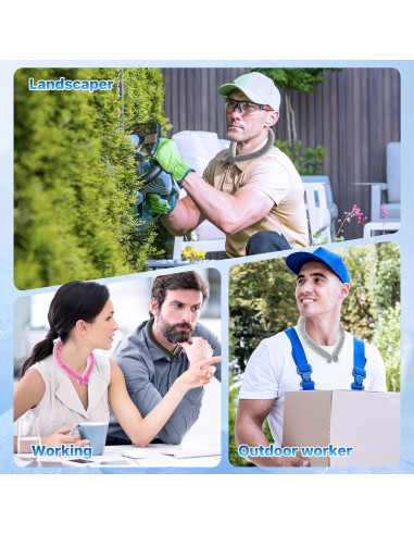 Tubo de Enfriamiento para Cuello HAKT Gris Reutilizable 17.8x12.7cm