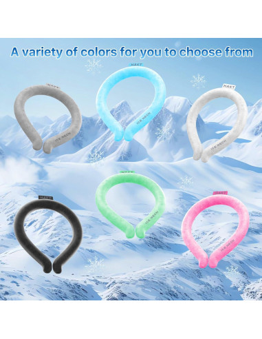 Tubo de Enfriamiento para Cuello HAKT Gris Reutilizable 17.8x12.7cm