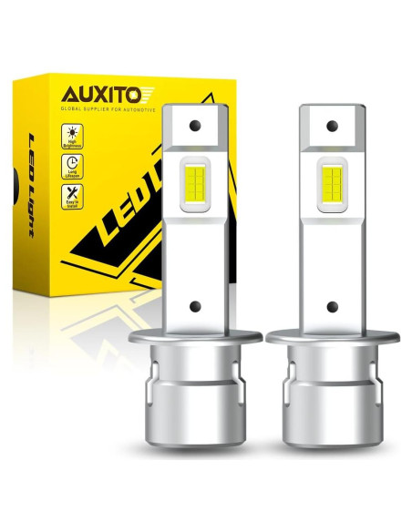 Bombillas LED AUXITO H1 para Niebla, 600% Brillo 6500K, 2 Pzas