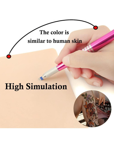 20 Piezas Piel de Práctica para Tatuaje Urknall 18.8x14.2cm