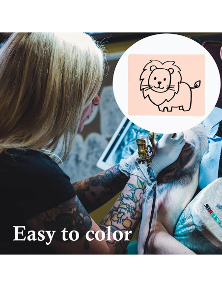 20 Piezas Piel de Práctica para Tatuaje Urknall 18.8x14.2cm