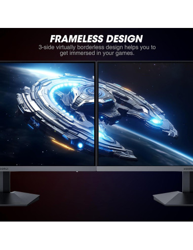 Monitor de Juegos KOORUI 27" FHD 240Hz 1ms Negro GN02