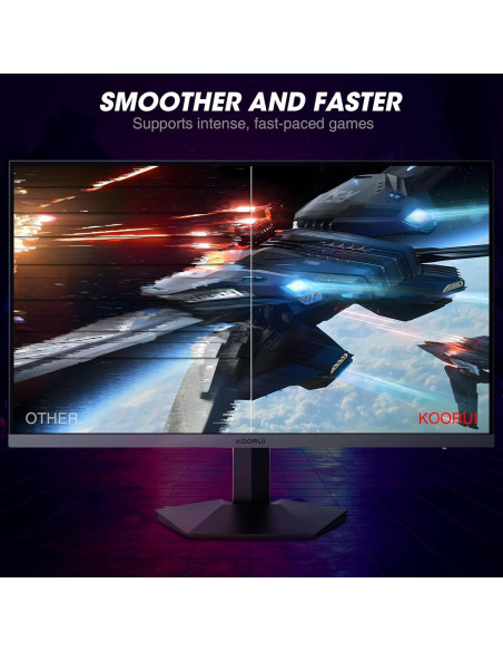 Monitor de Juegos KOORUI 27" FHD 240Hz 1ms Negro GN02