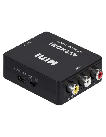 Convertidor RCA a HDMI Wonlyus 1080P para TV y PC