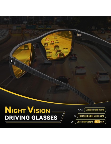 Gafas de Seguridad RMMEEY con Lentes Amarillas UV Antirreflejo