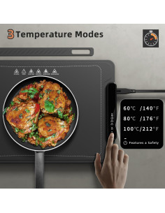 Alfombrilla Calentadora Eléctrica JQCSR 60x40cm 3 Modos Temperatura 2