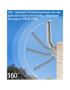 Soporte de Antena Inalámbrico EOQO 2-Pack Acero Inoxidable 2