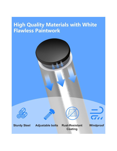 Soporte de Antena Inalámbrico EOQO 2-Pack Acero Inoxidable