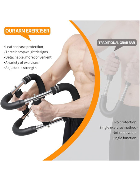 Entrenador de brazos Twister Furein ajustable 31.75-49.9 kg