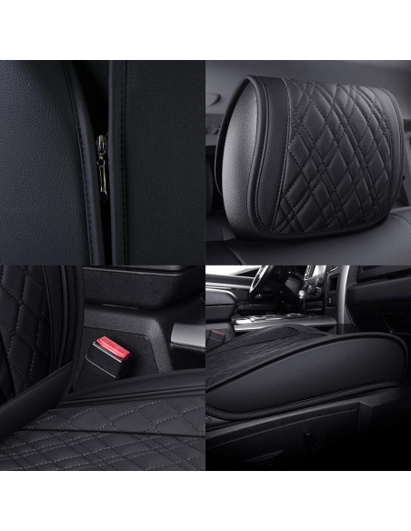 Funda de Asiento de Coche YIERTAI Dodge Ram 2009-2025 Negro
