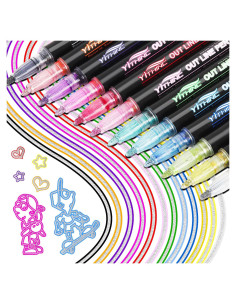 Marcadores de Gel Brillantes YITHINC - 12 Colores para Manualidades