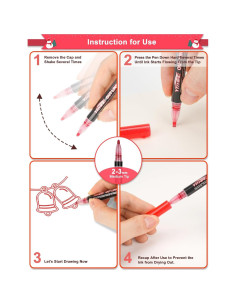 Marcadores de Gel Brillantes YITHINC - 12 Colores para Manualidades 2