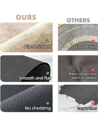 Alfombra de Baño Antideslizante TYUU Beige 40.6x61cm