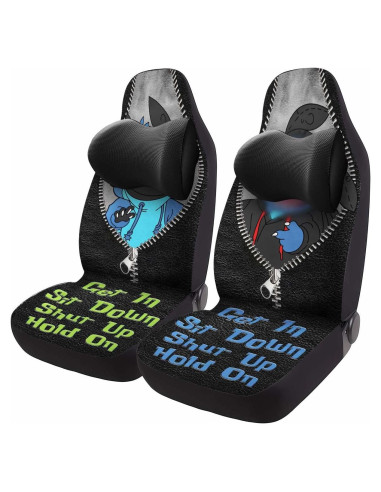 Cubiertas de Asiento Delantero GENANY para Auto SUV Caricatura