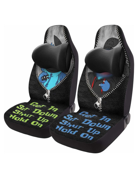 Cubiertas de Asiento Delantero GENANY para Auto SUV Caricatura