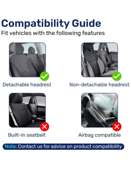 Cubiertas de Asiento Delantero GENANY para Auto SUV Caricatura
